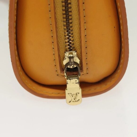LOUIS VUITTON Epi Dauphine PM Pouch Yellow M48449 LV Auth th6299 - Picture 9 of 16